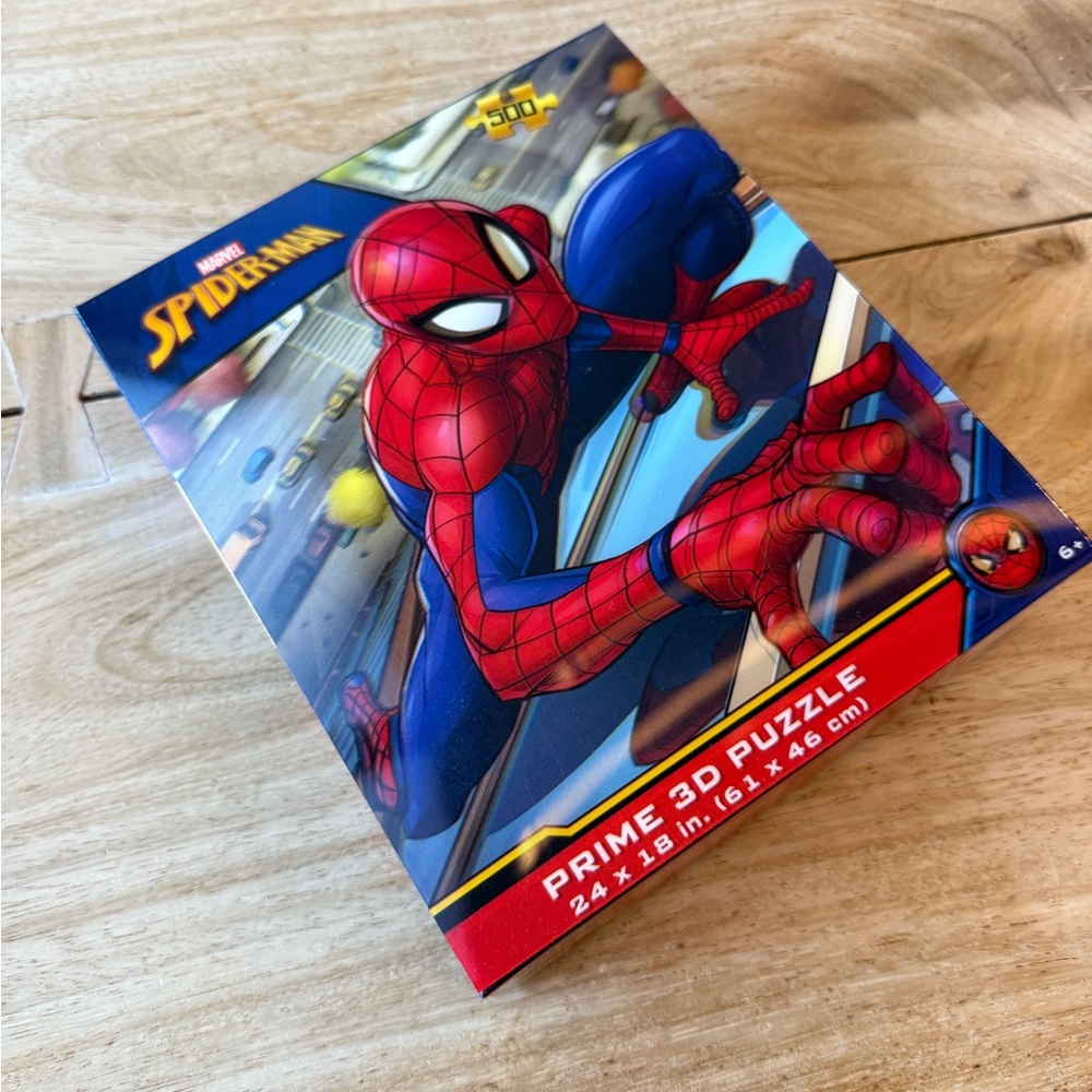 NEW Marvel Spider-Man Prime 3D Puzzle with 3D box cover 500pcs